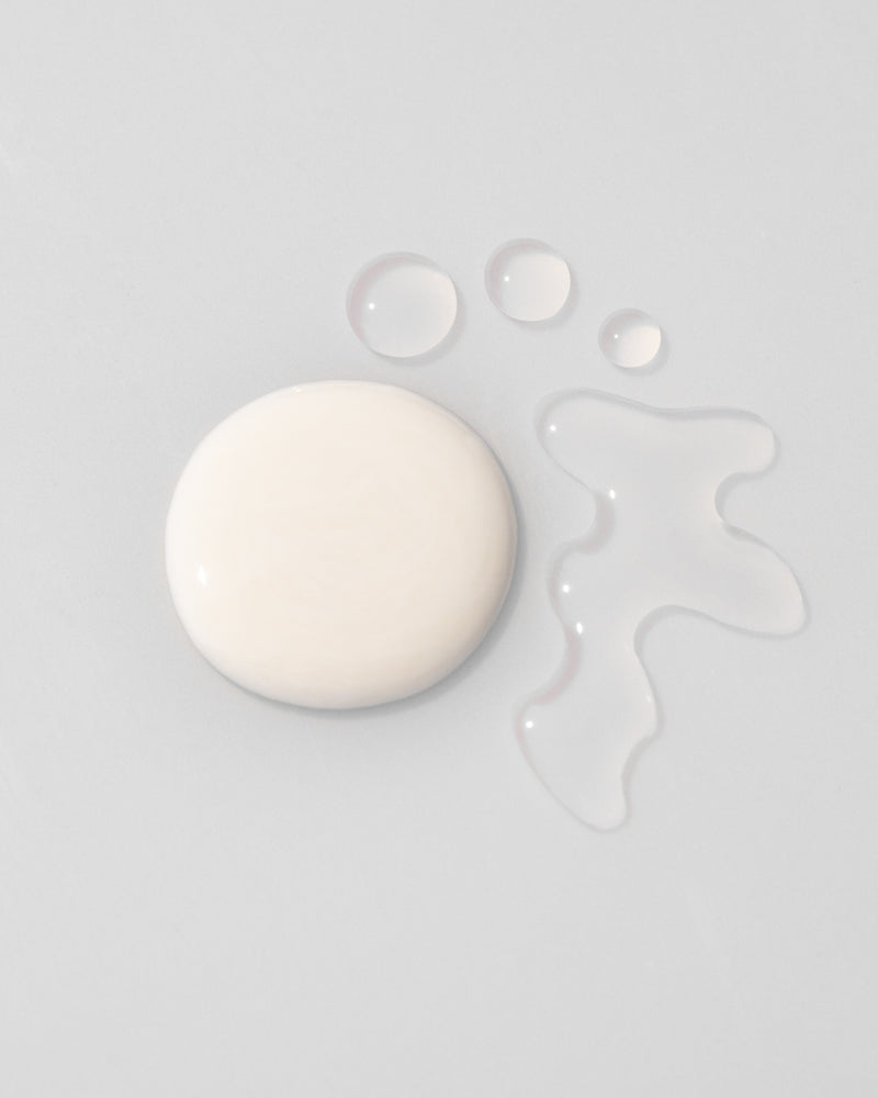 Algae Enzyme Cleansing Oil and Clear Skin Mineral Milk swatch