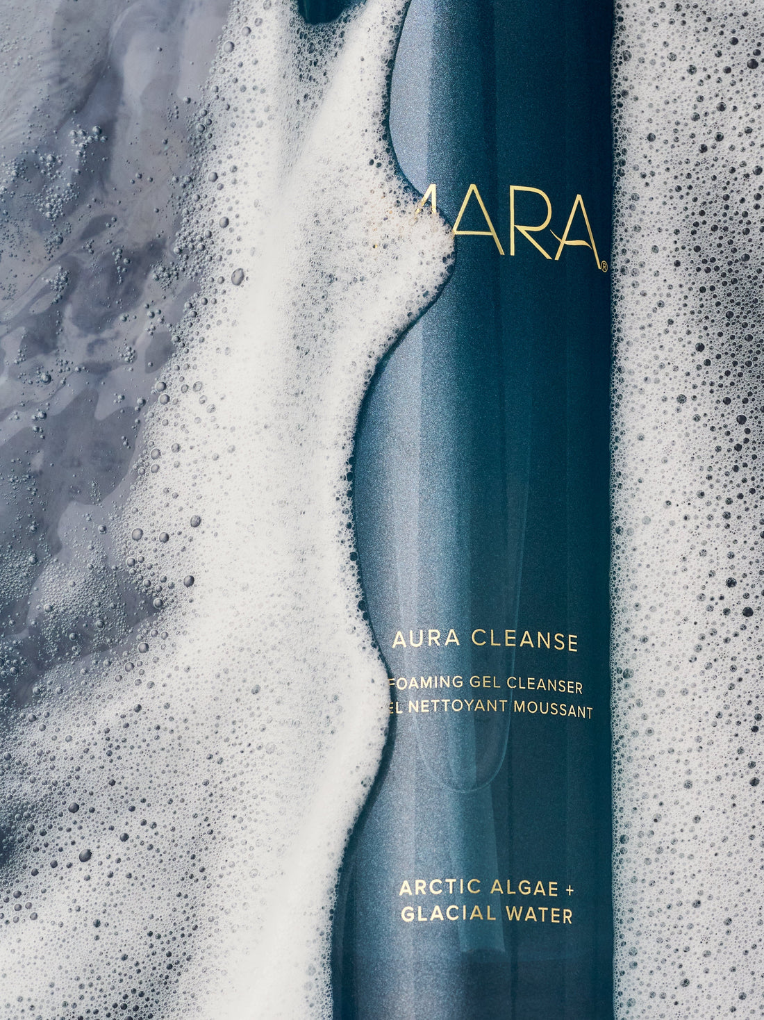 MARA Aura cleanser in soapy water