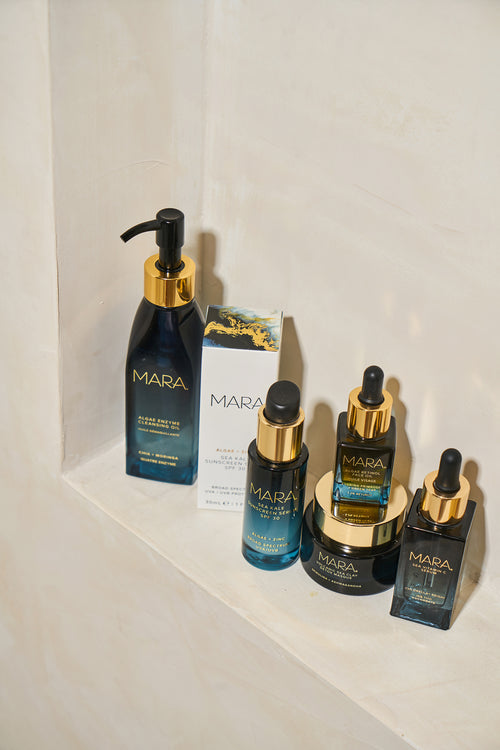  MARA skincare on a shelf sustainability initiatives | Mara Beauty