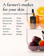 a list of superfoods the vitamin c serum contains