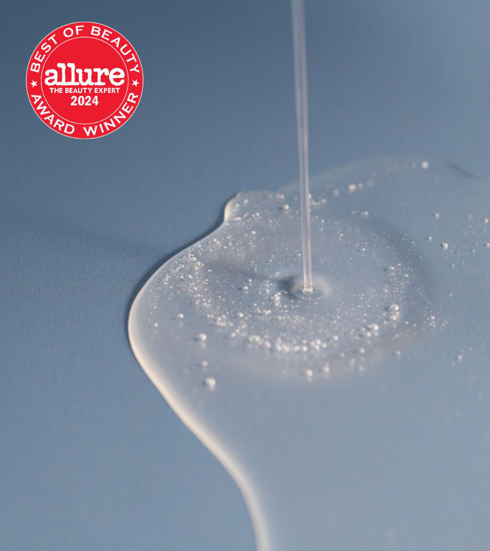 Algae Enzyme Cleansing Oil Swatch with Allure Best of Beauty Seal | MARA