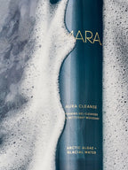 MARA Aura Cleanse submerged in foamy water