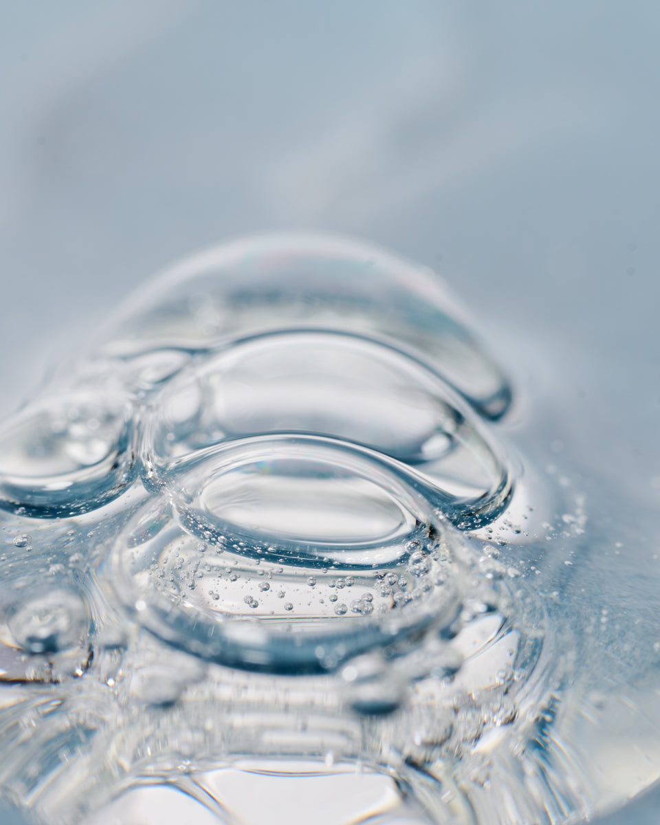 close up swatch of Aura Cleanse Foaming Gel Cleanser