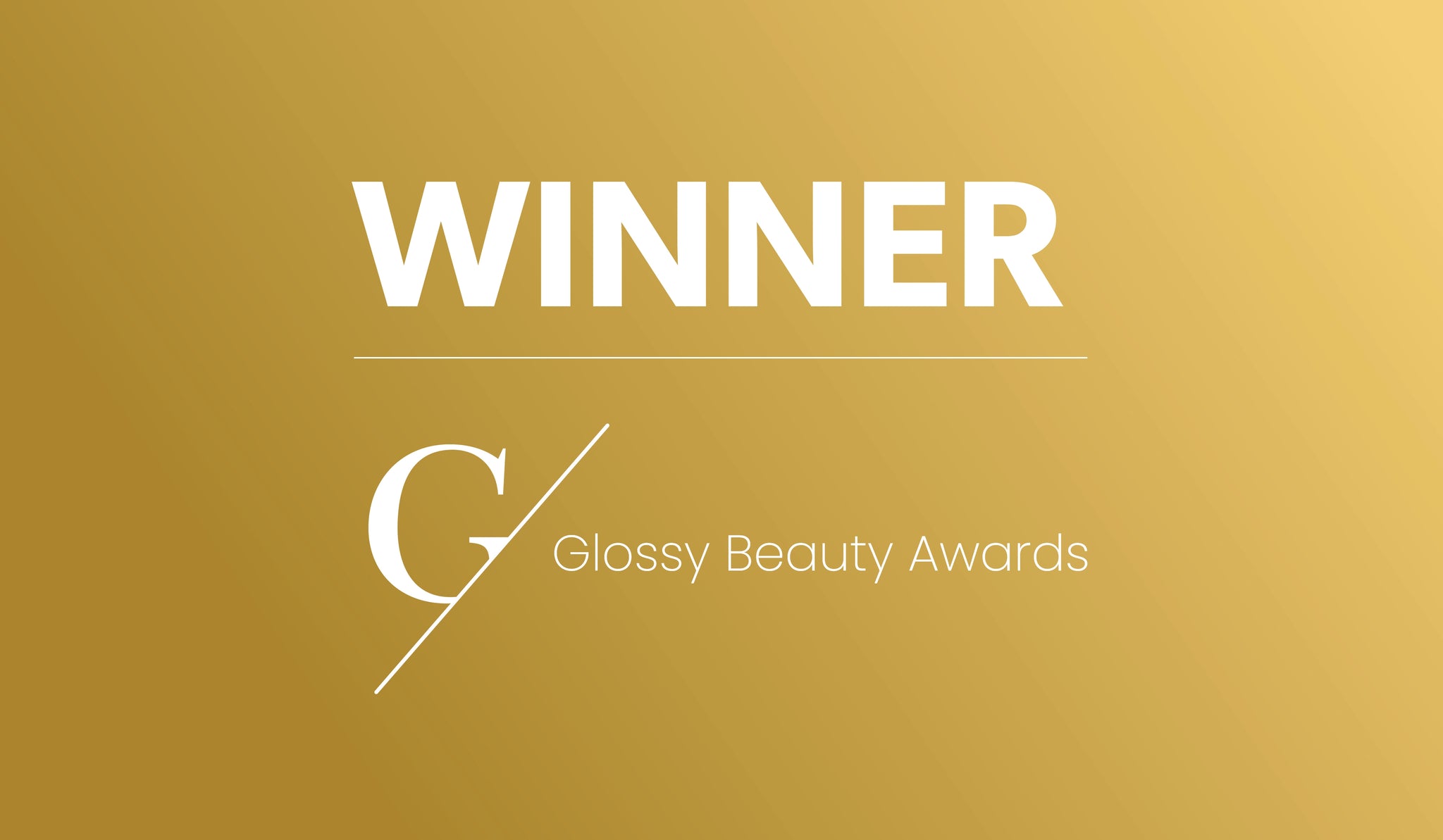 Glossy Beauty Awards Winner Seal 2022