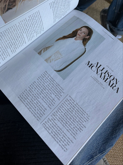 Allison McNamara feature in Angeleno magazine