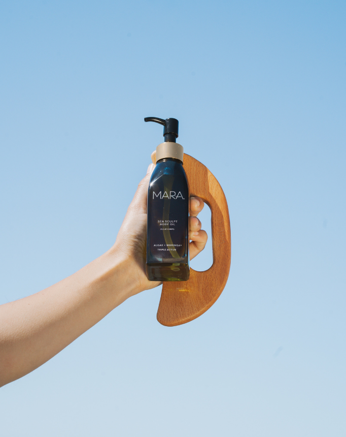Sea Sculpt Lymphatic drainage body tool and oil