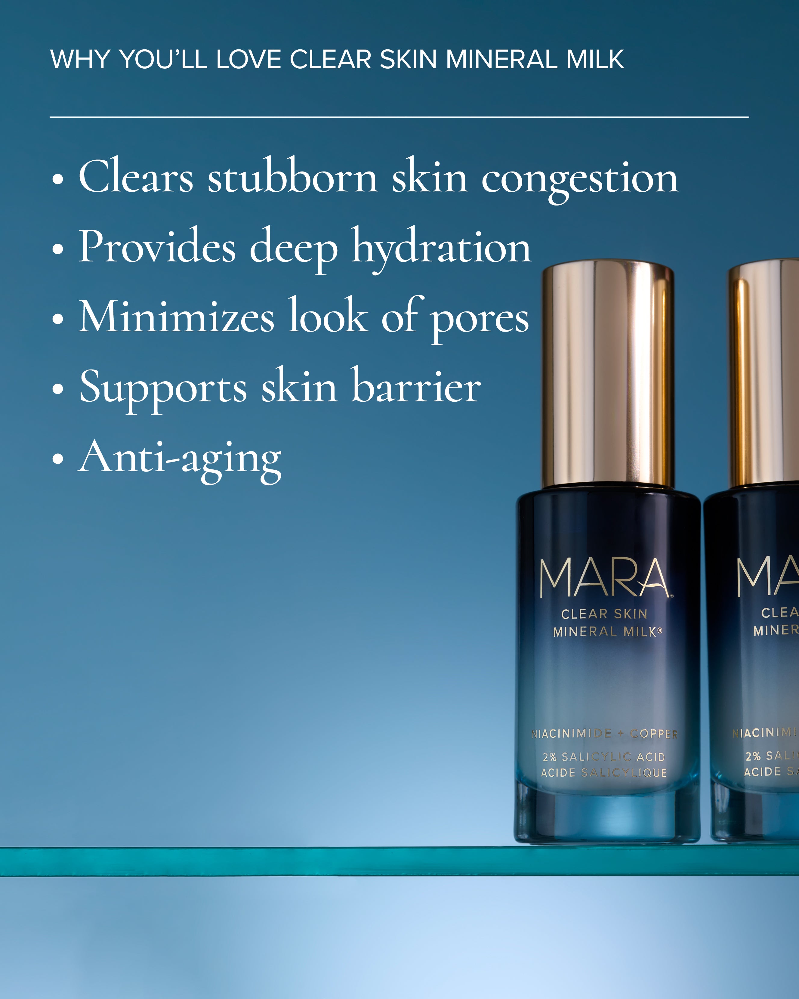 Why you will love MARA Clear Skin Mineral Milk