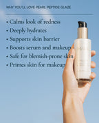 Why you'll love Pearl Peptide Glaze description 