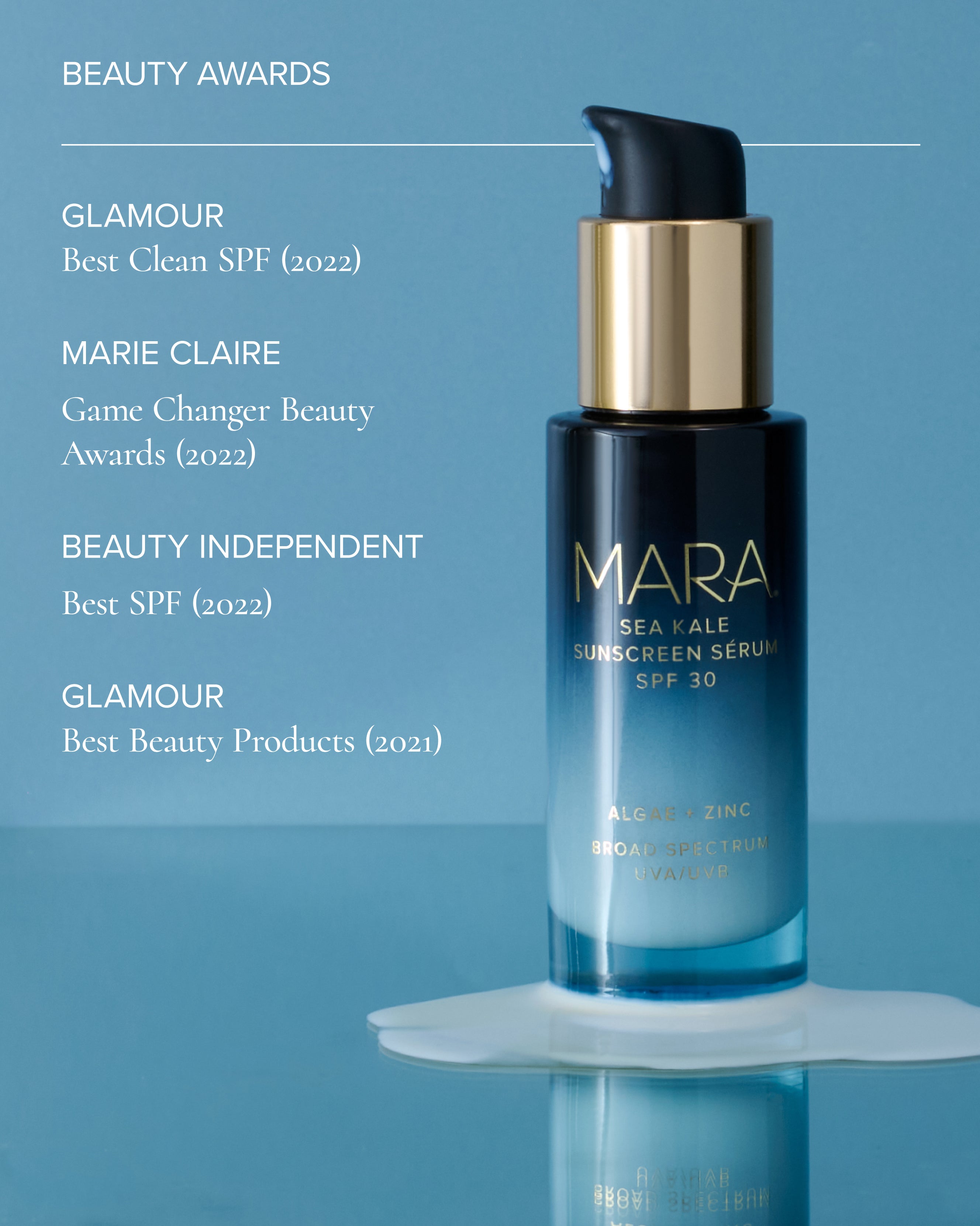 Beauty awards MARA Sea Kale Sunscreen  has won