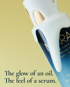Close up of MARA Sea Kale Sunscreen dripping
