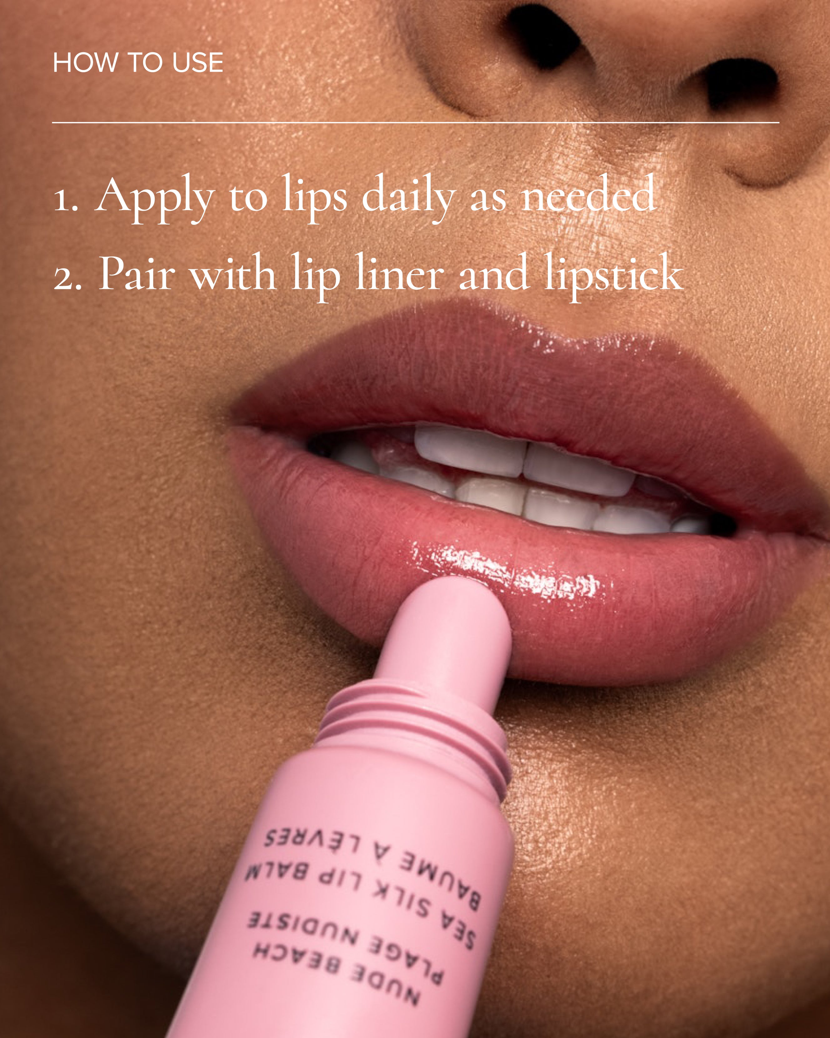 How to use MARA Sea Silk Lip Balm Nude Beach