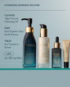 Hydrating morning routine with MARA Sea Silk Lip Balm Clear