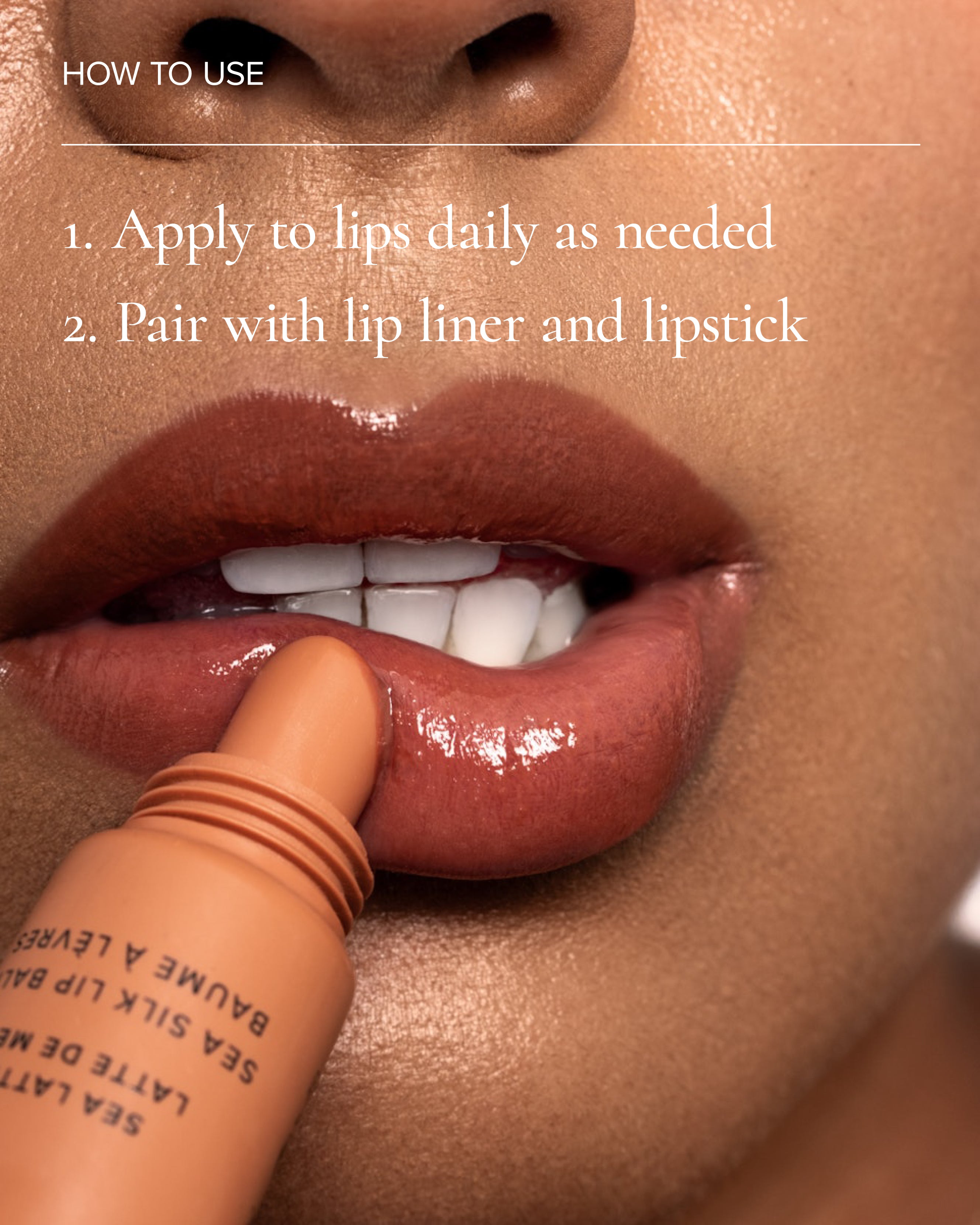 How to use MARA Sea Silk Lip Balm Sea Latte