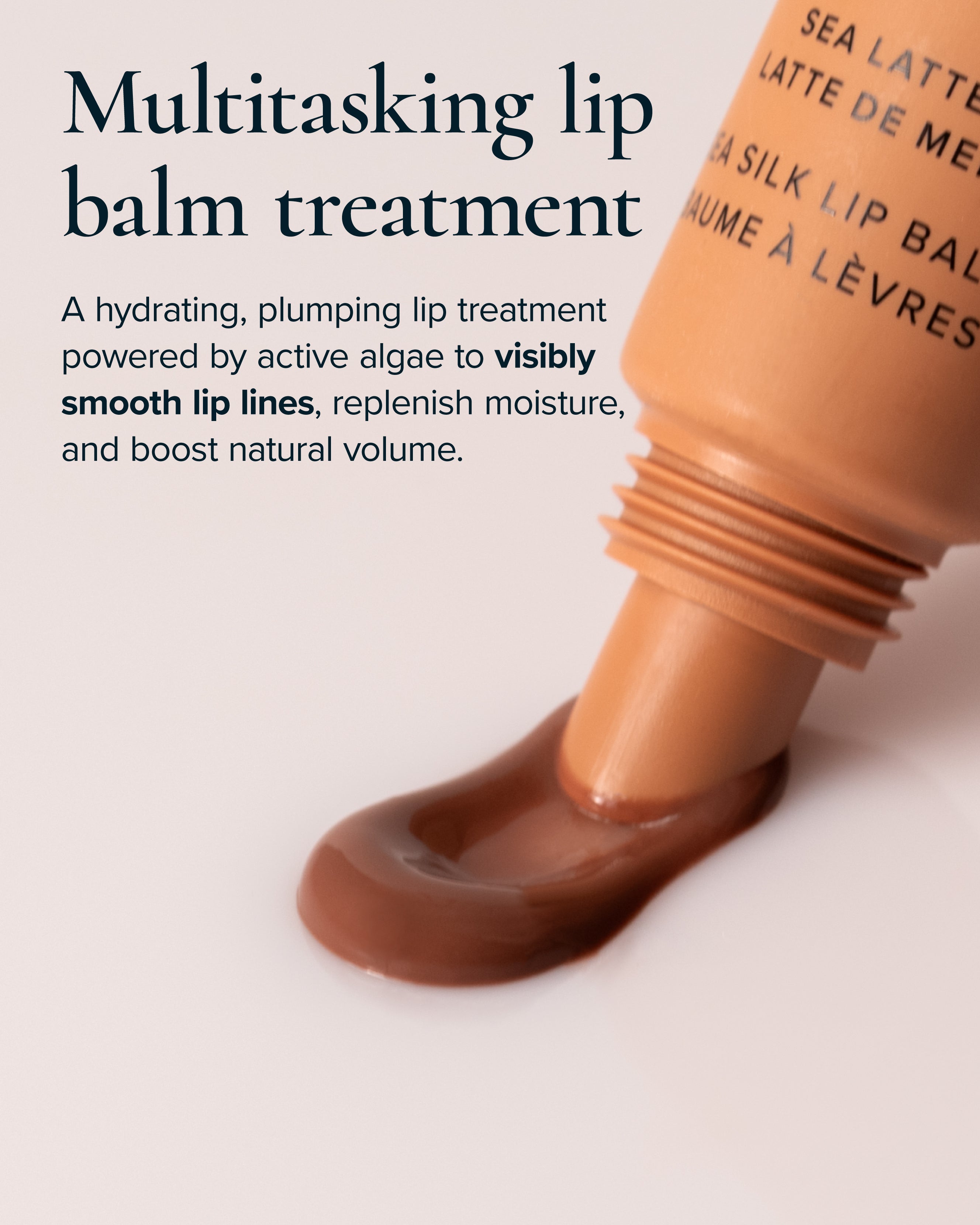 MARA Sea Silk Lip Balm – Sea Latte | Nude-Brown Moisturizing Lip Balm