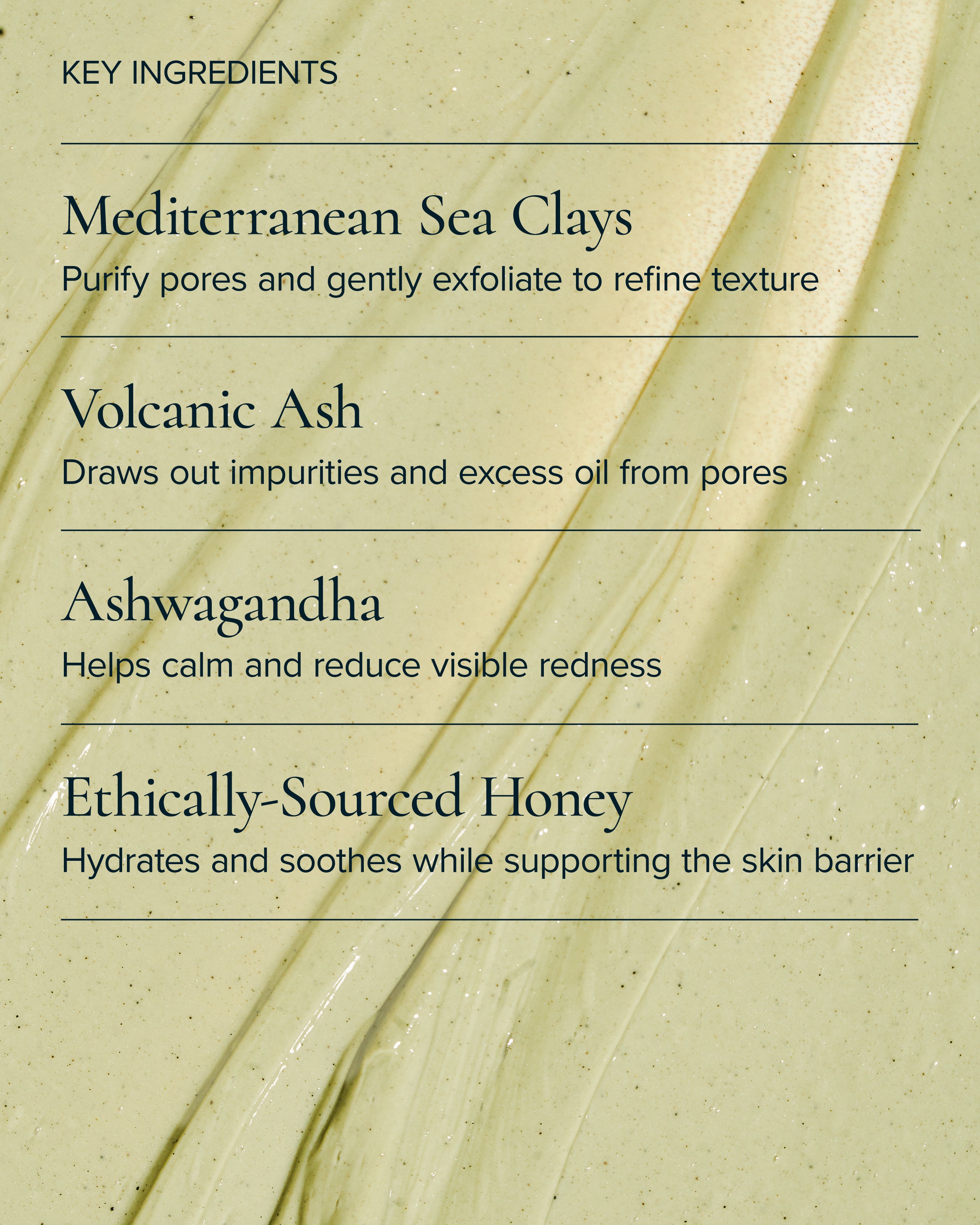 Volcanic Sea Clay Face Mask – Pore Minimizing Detox Mask – MARA