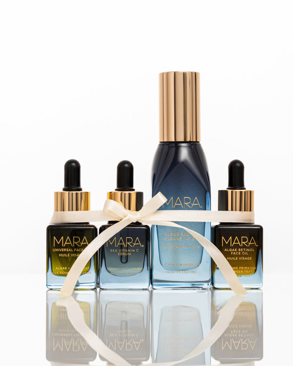 Mini MARA product wrapped with a white ribbon