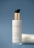 Pearl Peptide Glaze on blue background