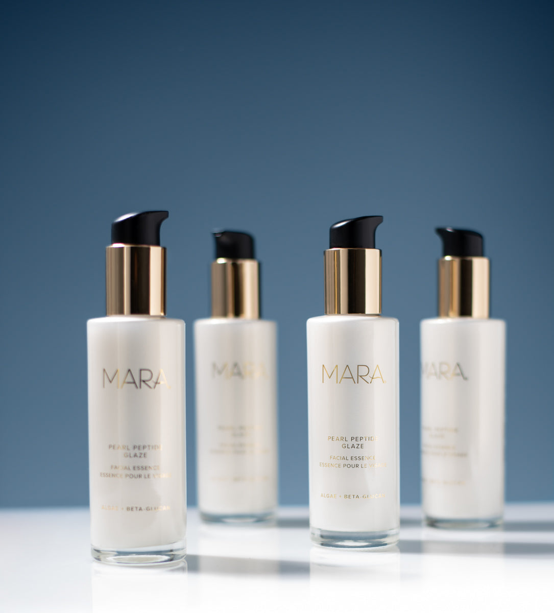 Four bottles of Pearl Peptide Glaze