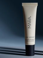 Clear Sea Silk Lip Balm on dark blue background