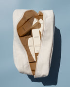 Clear Sea Silk Lip Balm in canvas pouch