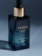 Sea Vitamin C Serum on dark blue background