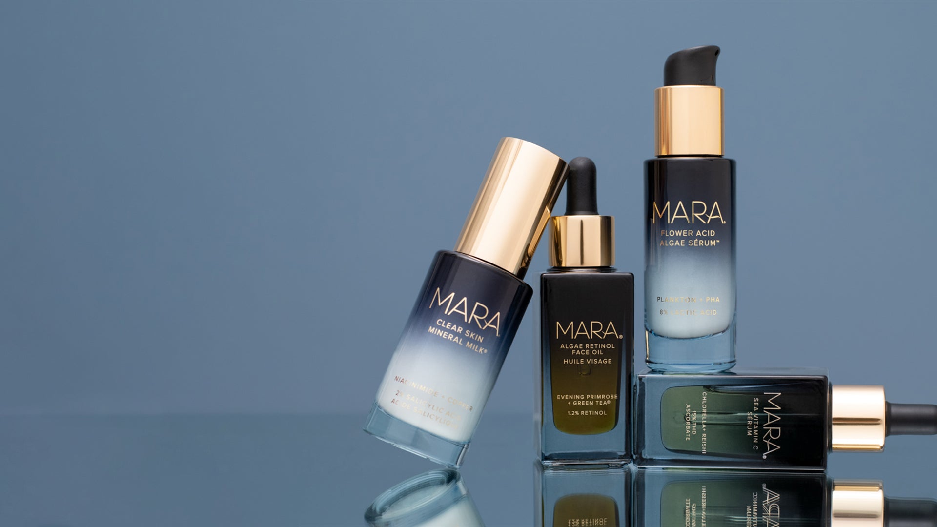 MARA Treatments on blue background