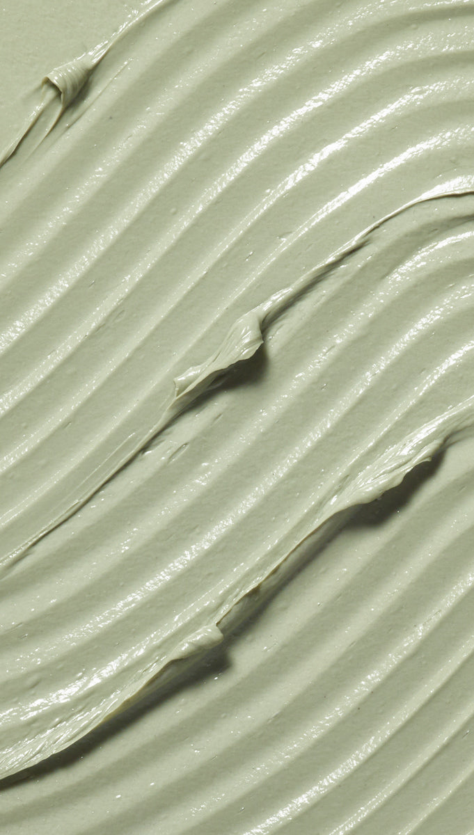 close up of swatch of Volcanic Sea Clay Detox Masque