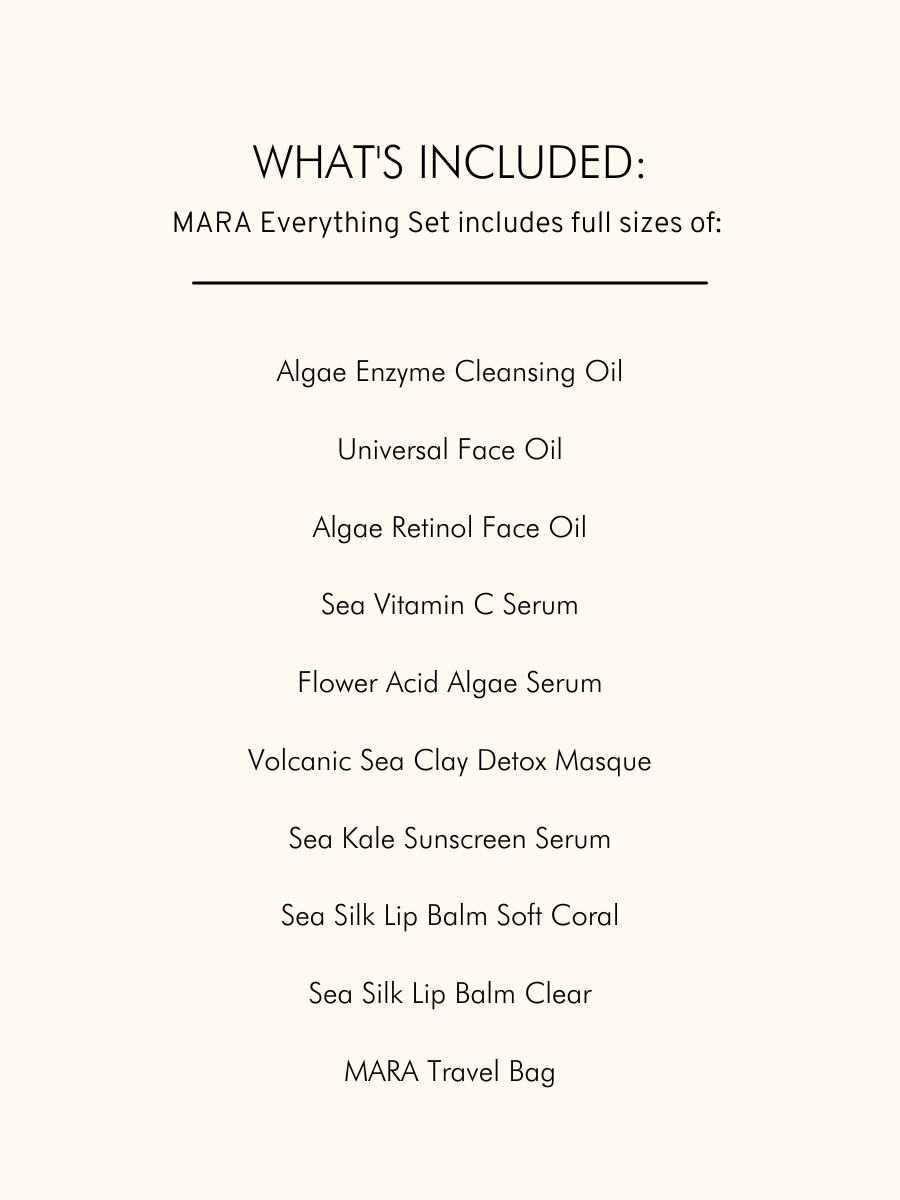 Products included in the MARA Everything Set