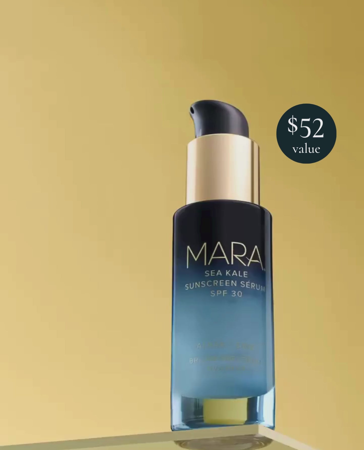 video of Sea Kale Sunscreen Serum and swatches