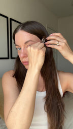Video of model using Pearl Peptide Glaze 