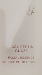 video of Pearl Peptide Glaze with texture spilling